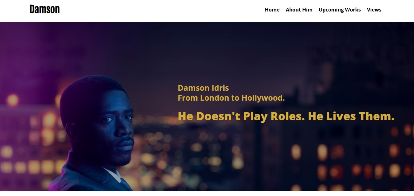 Damson Idris Website